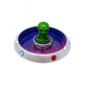 6" Flying Saucer Alien Ashtray [MY85043-3480L]